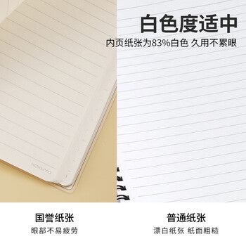 国誉（KOKUYO）Campus学习本·牛皮纸系列A5学生记事本笔记本子 错题本/60页 1本装 WCN-CNB3665