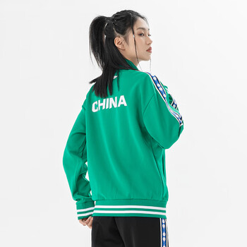 李宁（LI-NING）乒乓球服长袖外套秋冬运动服冠军系列国家队比赛领奖服男女 L 