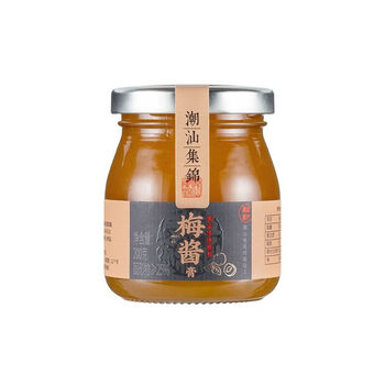 雅叔潮汕酸梅酱广式特产烧鹅酱梅子酱烤鸭叉烧青梅酱调料200g 梅酱膏