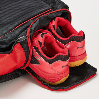 Kawasaki川崎羽毛球包双肩背包3支装男女多功能运动背包网球包8210黑色