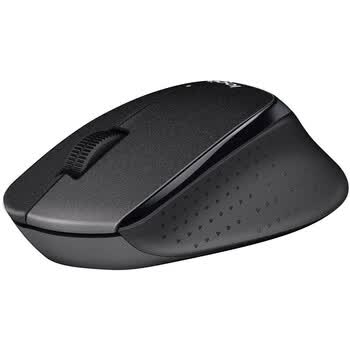 罗技（Logitech）B330无线鼠标 办公鼠标 右手鼠标 企业版 带无线微型接收器 黑色