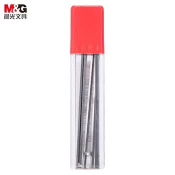 晨光文具2B黑色考试涂卡铅笔芯 学生考试专用自动铅笔芯 孔庙系列铅芯 6根/盒颜色随机ASL36210