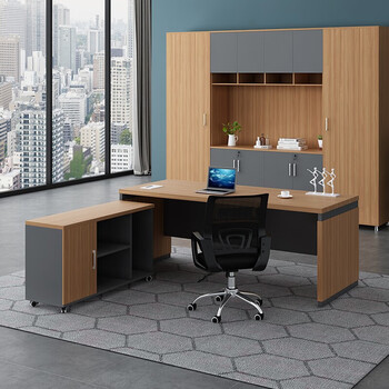 中伟(ZHONGWEI)E0级办公家具大班台老板桌总裁现代简约经理主管工作台办公桌 中伟(ZHONGWEI)E0级办公家具大班台老板桌总裁现代简约经理主管工作台办公桌