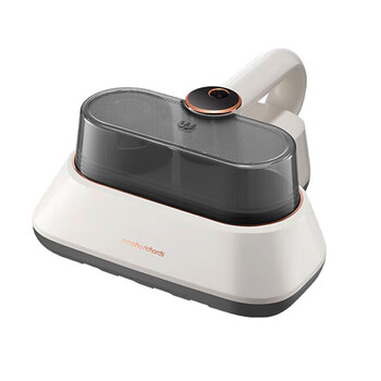 摩飞电器（Morphyrichards）双杯除螨仪 99.9%强力杀菌【尘螨分离】热风祛湿烘干 紫外线家用大吸力床上祛螨仪 MR3101 椰奶白