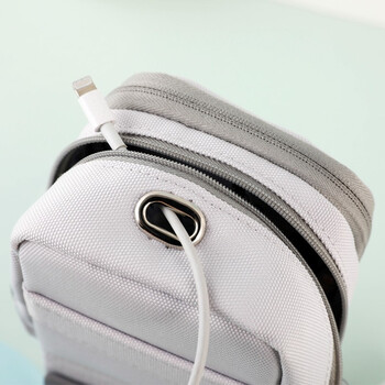 国誉(KOKUYO)【热门商品】学生文具袋手机站立式涤纶笔袋 浅灰 大号90*75(+20)*175mm WSG-PC173LM 国誉(KOKUYO)【热门商品】学生文具袋手机站立式涤纶笔袋 浅灰 大号90*75(+20)*175mm WSG-PC173LM