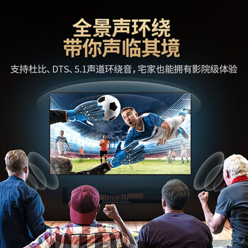 绿联RCA莲花头数字同轴线音频线 低音炮发烧级公对公SPDIF5.1声道电视音响功放75欧连接线2米10190
