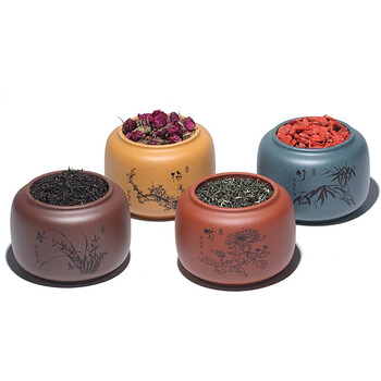 藏壶天下宜兴紫砂茶叶罐储茶罐家用茶叶密封罐普洱茶罐  