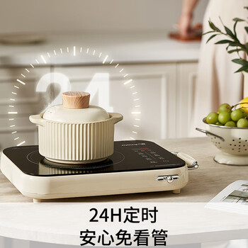 九阳（Joyoung）围炉煮茶电陶炉电磁炉家用新型电磁灶电池炉2200W大功率猛火低音低辐射多锅具适配火锅炉C22S-X9