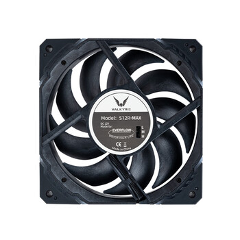 瓦尔基里S12R MAX VK FDB轴承 二次动平衡 3300RPM 三档调节 12CM LCP性能反吹风扇 4Pin PWM ARGB灯效