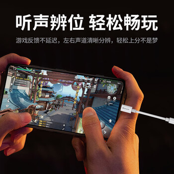 毕亚兹 苹果耳机转换器线Lightning转3.5mm耳机转换插头适用于iPhone手机141312ProXs音频转换接头接口
