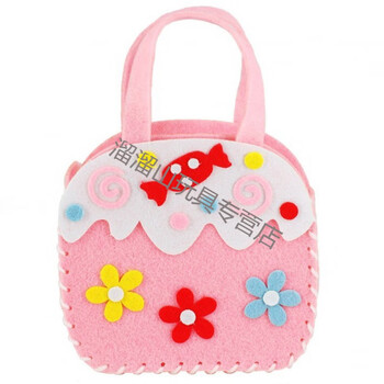 儿童手工制作幼儿趣味diy创意包包不织布材料包男女孩356岁玩具5糖果