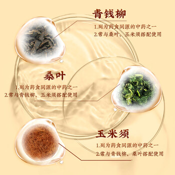 内廷上用 北京同仁堂玉米须桑叶茶青钱柳叶葛根陈皮栀子茶泡水喝的养生茶