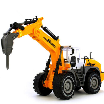 大号工程车惯性玩具车儿童玩具钻地车伐木车男孩女孩宝宝玩具小汽车 