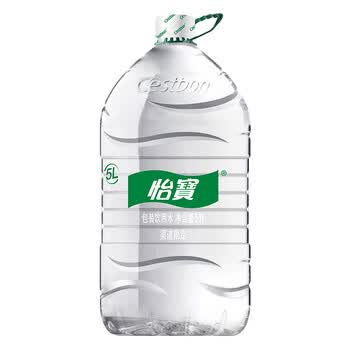 怡宝 天然水包装饮用水5L*4瓶 整箱装 渠道限定