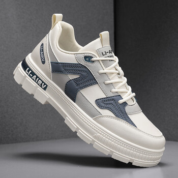 ornv精选优品品质男鞋专柜特卖真皮男士轻奢潮流休闲工装靴米色限量版