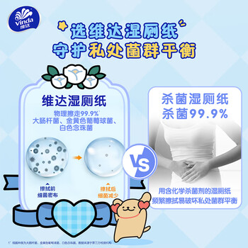 维达(Vinda)湿厕纸 家庭装80片*6包 线条小狗 纯水洁厕湿纸巾厕纸湿巾可冲散 维达(Vinda)湿厕纸 家庭装80片*6包 线条小狗 纯水洁厕湿纸巾厕纸湿巾可冲散
