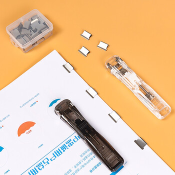 天色 50枚推夹器补充夹 夹纸器订器补充夹文件夹子备用夹办公用品(可夹纸张数40张)TS-1005 天色 50枚推夹器补充夹 夹纸器订器补充夹文件夹子备用夹办公用品(可夹纸张数40张)TS-1005