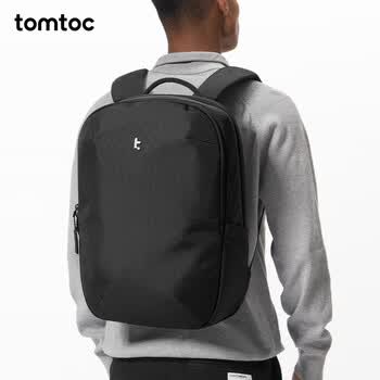 tomtoc双肩包背包男15.6英寸笔记本电脑包男士休闲商务通勤包20L