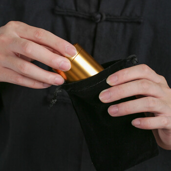 Edo[60ml赠布袋]铝合金茶叶罐便携茶罐旅行出游茶叶罐茶储存罐分装盒