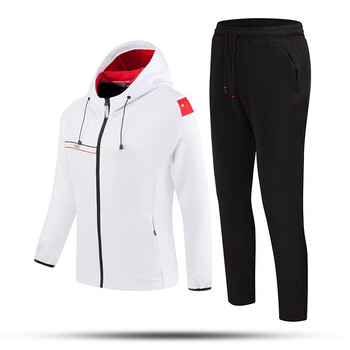 定原中国队运动套装连帽外套出场服武术散打游泳教练服学生训练团体服