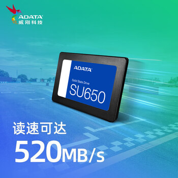 威刚（ADATA）512GB SSD固态硬盘 SATA3.0接口 SU650