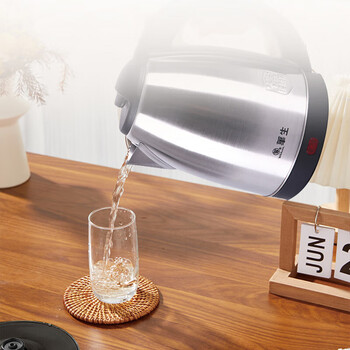 华生(Wahson)热水壶烧水壶电水壶 2L大容量速热 1800W快速沸腾 超大容量 家用开水壶 WS-117+茶垢剂一盒 华生(Wahson)热水壶烧水壶电水壶 2L大容量速热 1800W快速沸腾 超大容量 家用开水壶 WS-117+茶垢剂一盒