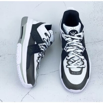 适配全城5韦德系列黑白灰二次元腰果花鞋带泼墨划线奶油流淌鞋绳 二次