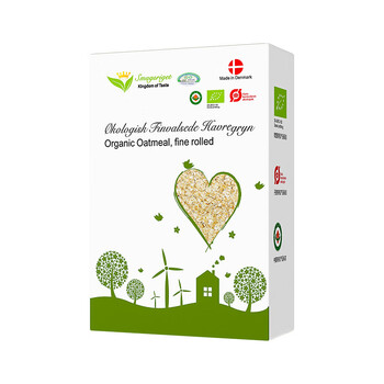 味道王国进口有机燕麦片400g 冲饮即食营养代餐无添加 富含蛋白质膳食纤维