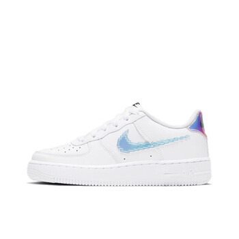 耐克nikeairforce1low空军一号af1电竞白镭射女子低帮休闲板鞋355