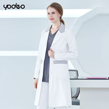 防刺白大褂医生服短袖口腔诊所美容院师皮肤管理医美工作服女夏季高端 长袖 S【图片 价格 品牌 报价】-京东
