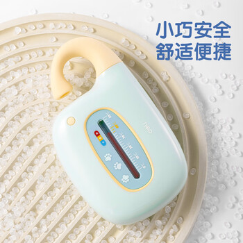得力（deli）水温计婴儿洗澡温度计老人六一儿童节礼物生日礼品宝宝室内新生儿浴盆水温计粉色可挂立LE555