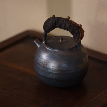 直送商品 茶器 煎茶道具 陶瓷 哥釉 茶壺 茶壷 茶入 茶心壺 時代唐物