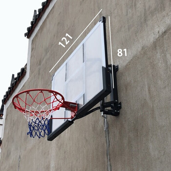 娱乐篮球架家用篮球框电动升降室内篮球架手摇升降pc篮板空圈12181cm