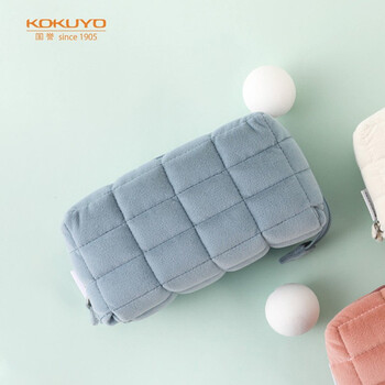 国誉(KOKUYO)学生办公收纳包枕枕包涤纶帆布笔袋浅蓝中号WSG-KUK261LB 国誉(KOKUYO)学生办公收纳包枕枕包涤纶帆布笔袋浅蓝中号WSG-KUK261LB