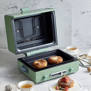 摩飞电器电烤箱家用小型烘焙煎烤一体蛋糕烤箱 12L上烤下煎 MR8800  下单备注颜色