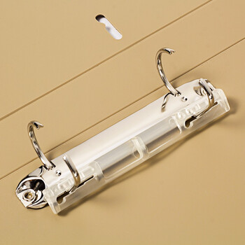 天色 两孔文件夹打孔 a4二孔活页夹插页资料册多功能办公室收纳 彩色穿孔大容量加厚强力夹 TS-1612 墨绿