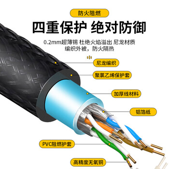 巴也 OBD2一分一转接线 16针全通电公对母汽车诊断延长线 0.3米 BY-M1F2X30