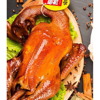 茗仟辽宁朝阳特产东北烧鸡蜜汁扒鸡整只熏鸡手撕鸡柏慧燕都即食五香鸡