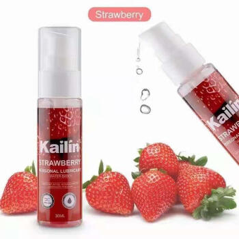 凯琳人体润滑液水果味口爱润滑剂 水溶性易清洗润滑力持久 香味迷人男女成人用品 草莓味30ml