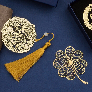 天色四叶草黄铜叶脉书签礼盒 中国风伴手礼教师节礼物 金属纪念礼物男女老师生日年会礼品TS-5870 天色四叶草黄铜叶脉书签礼盒 中国风伴手礼教师节礼物 金属纪念礼物男女老师生日年会礼品TS-5870