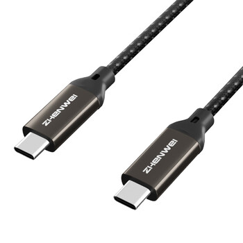 臻威（ZHENWEI）USB3全功能Type-C数据线 4K投屏视频线 PD100W5A快充线 苹果17/16华为 2米