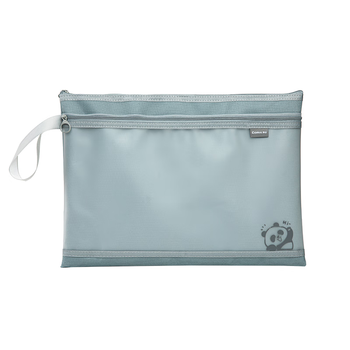 齐心（COMIX）3个装A4文件袋小学生科目分类袋双层拉链文具袋考试可手提作业科目TPU试卷凭证收纳袋补习袋DS-332