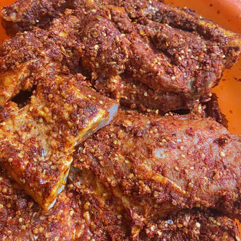 贵州黎平特产腌肉黔东南手工木桶暗肉俺肉肉质偏咸请勿放盐 1斤偏肥