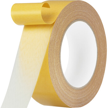 北极熊（Polar bear）婚庆会展强力高粘固定墙面无痕防台风强力布基双面胶带 棕色40mm*20m 1卷 垫子衣服对联贴CP-4020