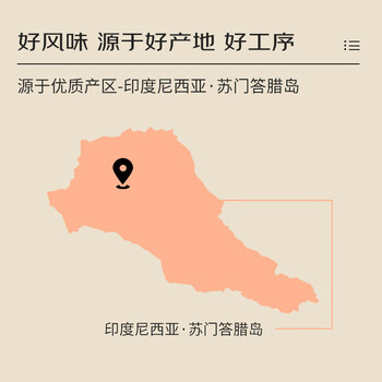 鹿家嘴印度尼西亚PWN正宗黄金曼特宁单品精品挂耳咖啡10g×10片
