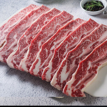 灵澈澳洲进口雪花牛仔骨谷饲带骨牛小排新鲜原切澳洲原切牛仔骨1000g