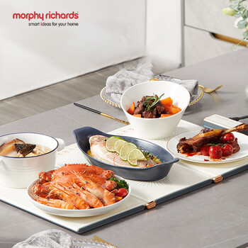 摩飞电器（Morphyrichards） 暖菜板【折叠收纳】饭菜保温板热菜板 家用桌面多功能方形餐桌暖菜垫 MR8300
