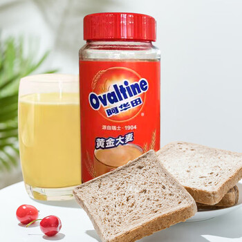 阿华田（Ovaltine）麦乳精瓶装400g 上海老牌子黄金大麦阳光早餐冲饮 固体饮料冲泡