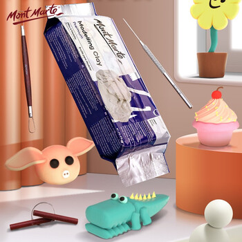 【全网低价】蒙玛特(Mont Marte)陶泥石塑粘土红色500g 儿童diy手工制作陶艺立体雕塑材料 自然风干塑形泥软土MMSP0006美术写生 【全网低价】蒙玛特(Mont Marte)陶泥石塑粘土红色500g 儿童diy手工制作陶艺立体雕塑材料 自然风干塑形泥软土MMSP0006美术写生