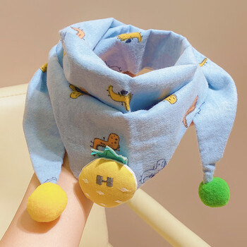 婴儿围巾秋冬一岁以内儿童三角巾男童宝宝围脖小女孩保暖薄款脖套